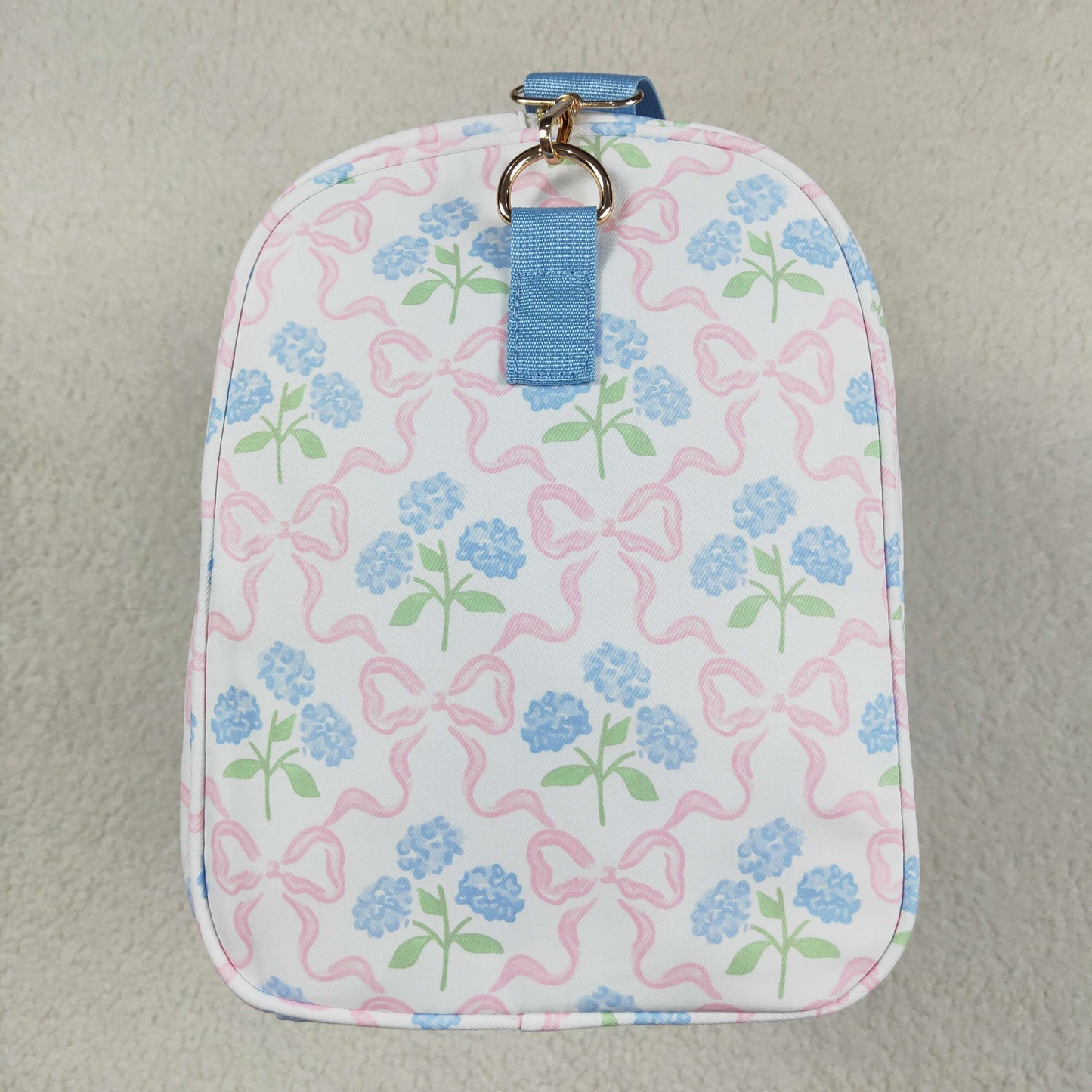 pink bow flower duffel & gym bags
