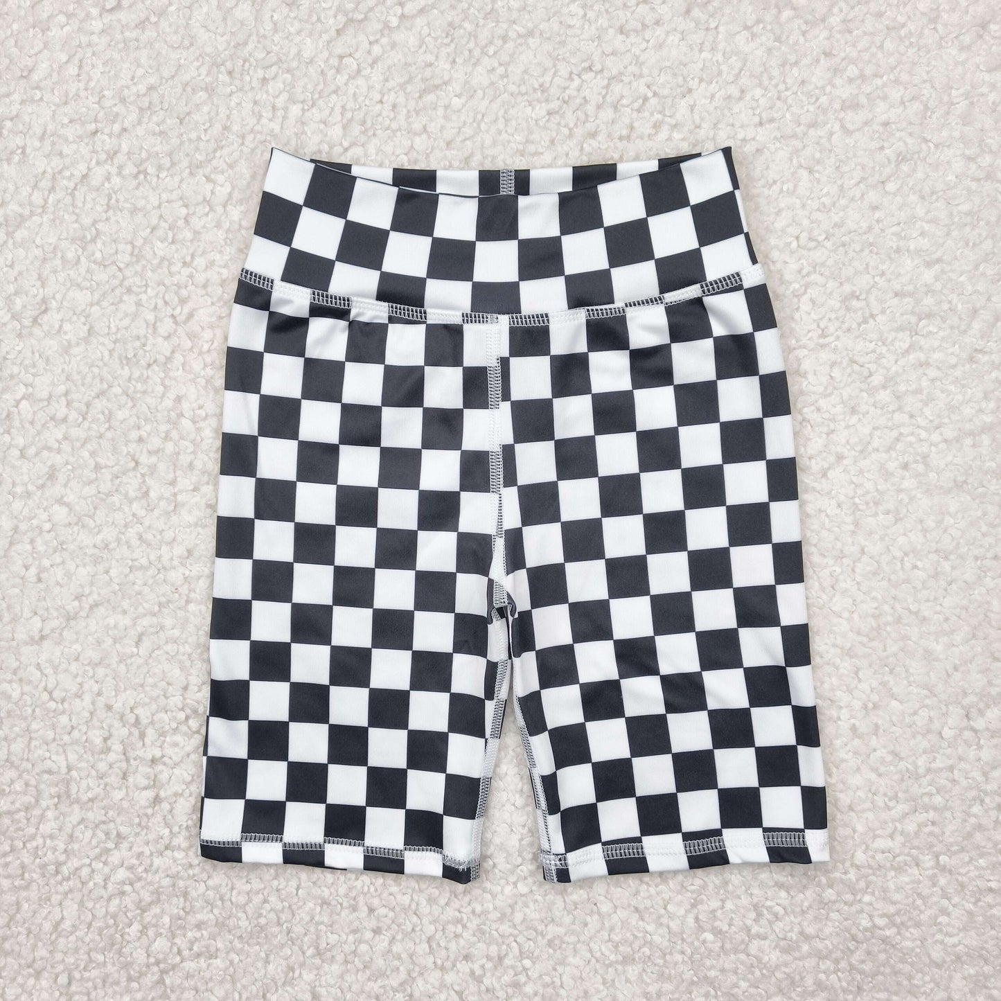 checkered athletic shorts