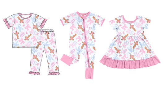 TAT 6-8 weeks MOQ 8 one style easter girl pajama