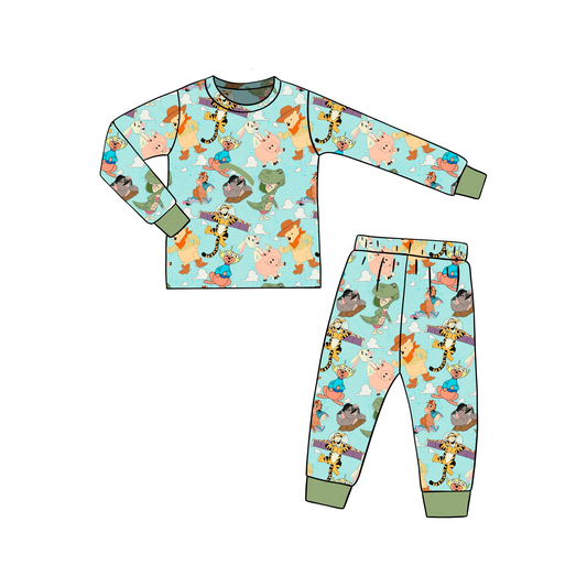 Split-CLOSE 12nd Nov animal character kids pajamas