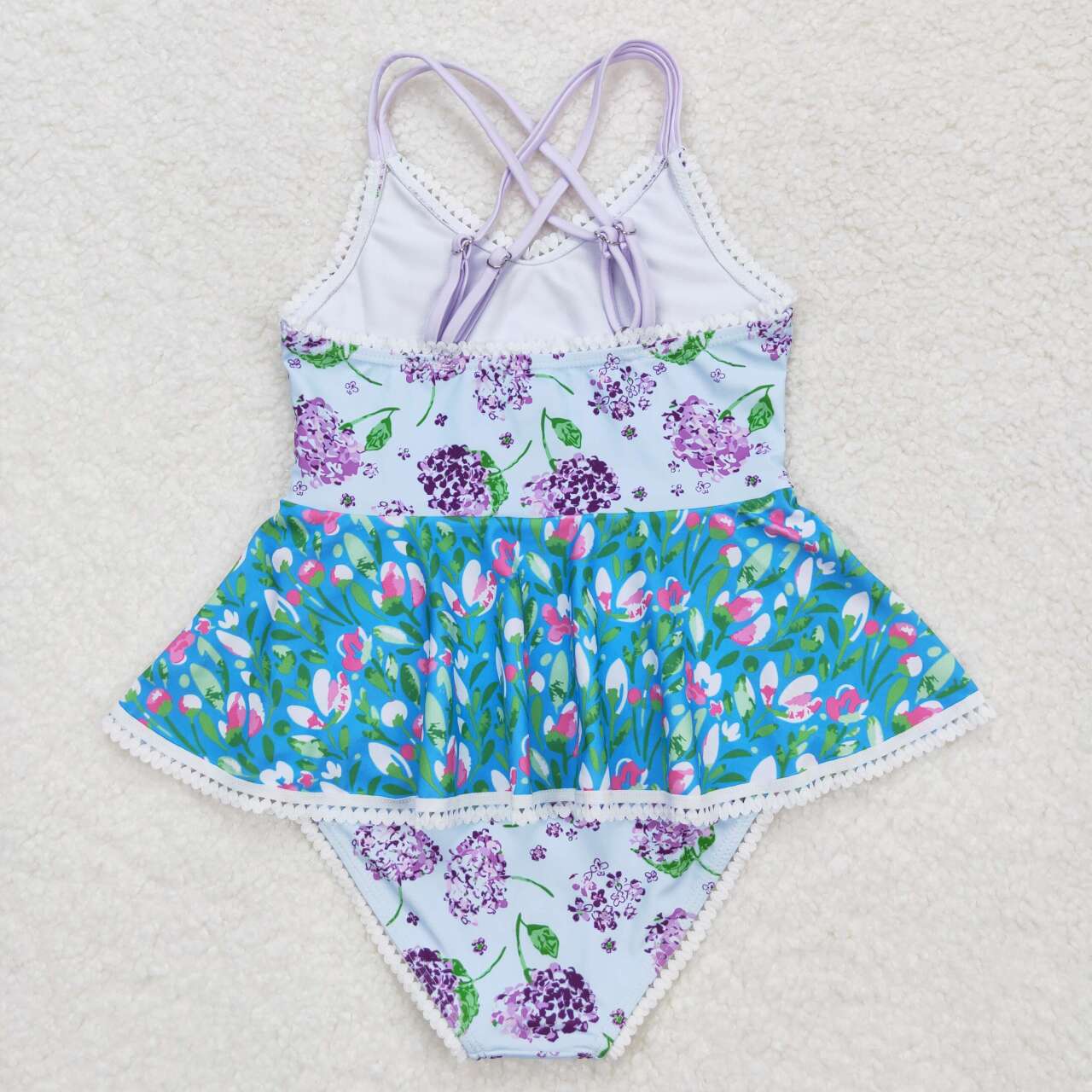 cross back one piece twirl swing swimsuit