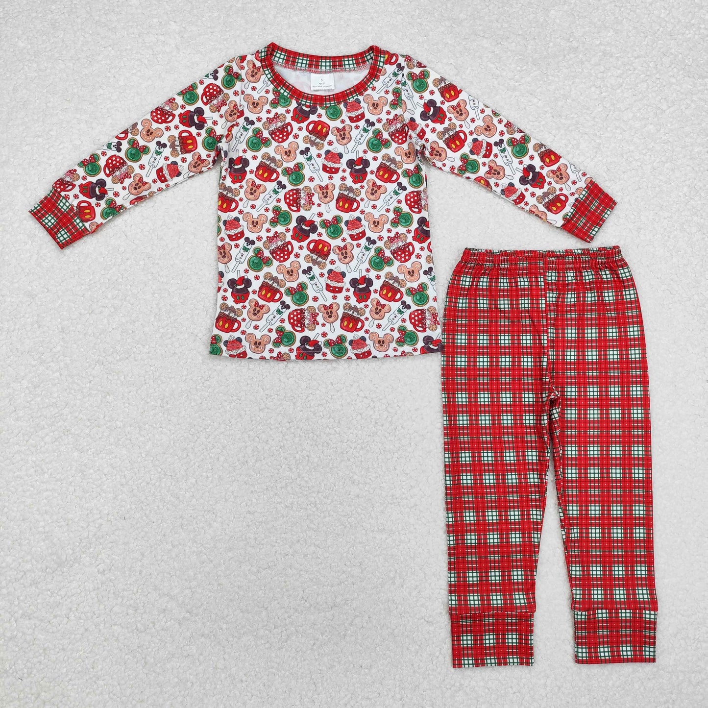 unisex kids Christmas cocoa pajama set