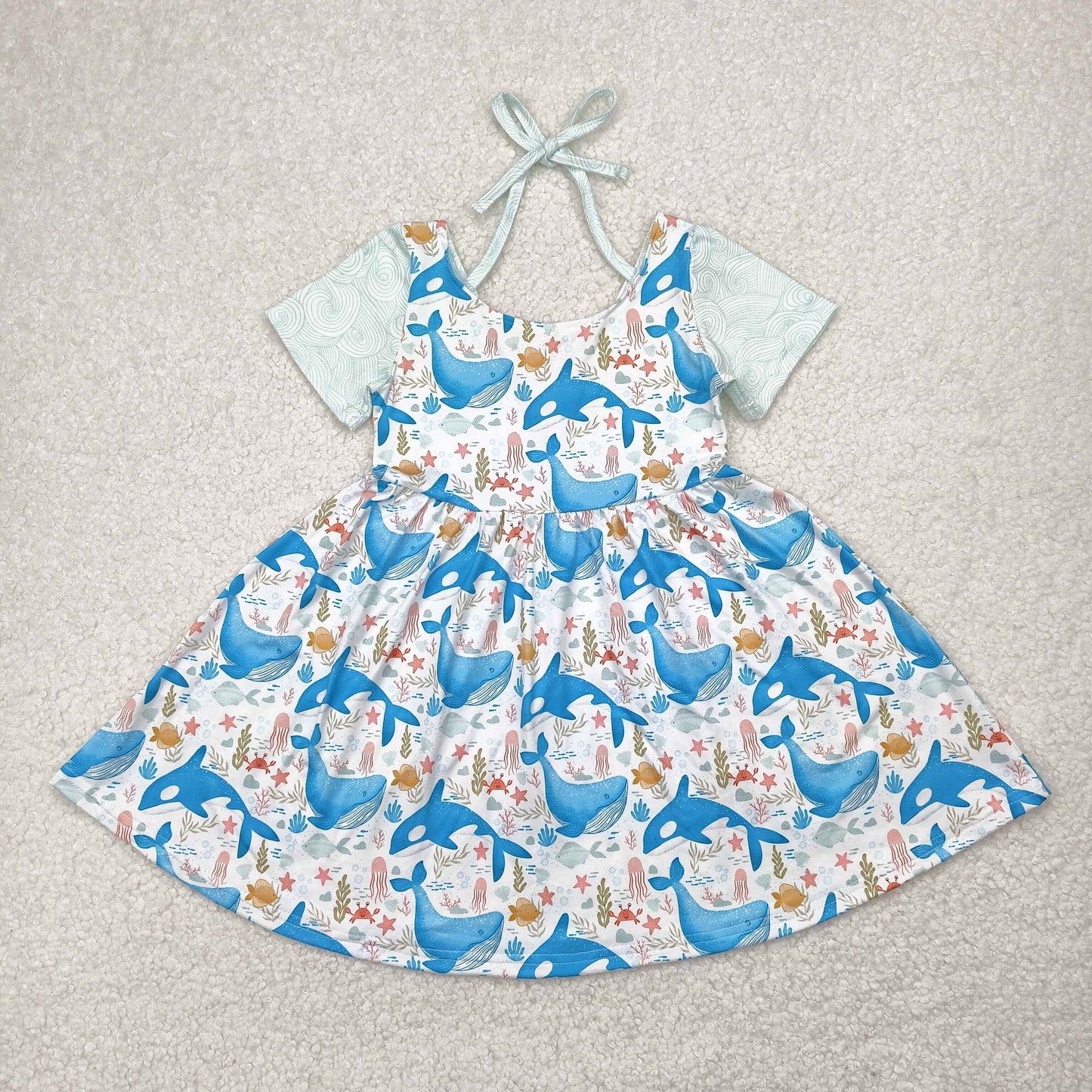 short sleeve dolphin dress