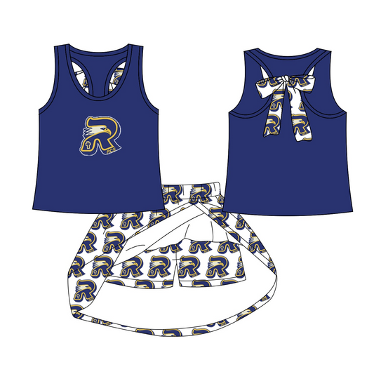 TAT 6-7 weeks MOQ 8 Ashley Team Girl Tank Skort Set