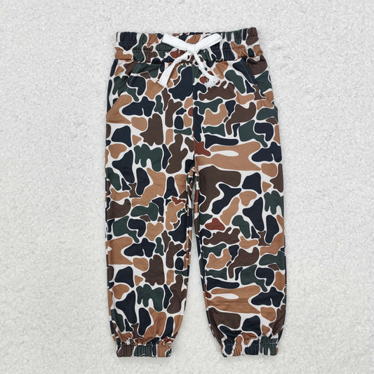 baby boy brown camo trousers