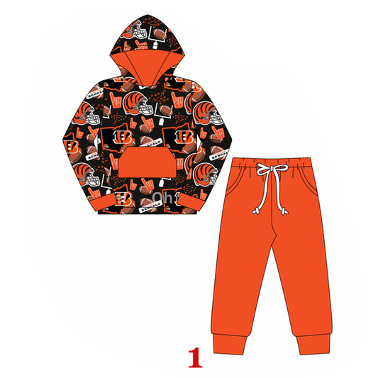 Split-CLOSE 23rd Sept bengals team boys hoodie jogger outfit