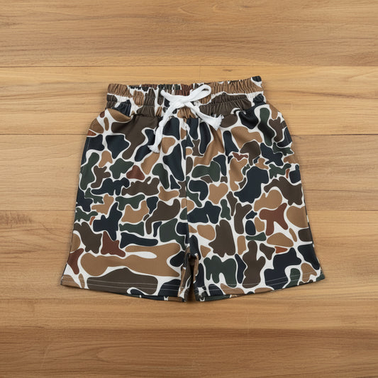 boy camo shorts kids clothing