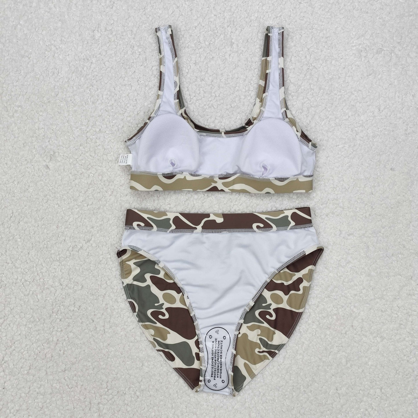 adult clothes woman camo swimsuit