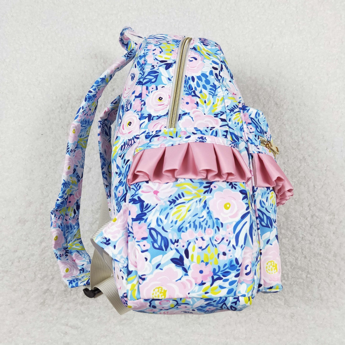 flower print bag children backpack