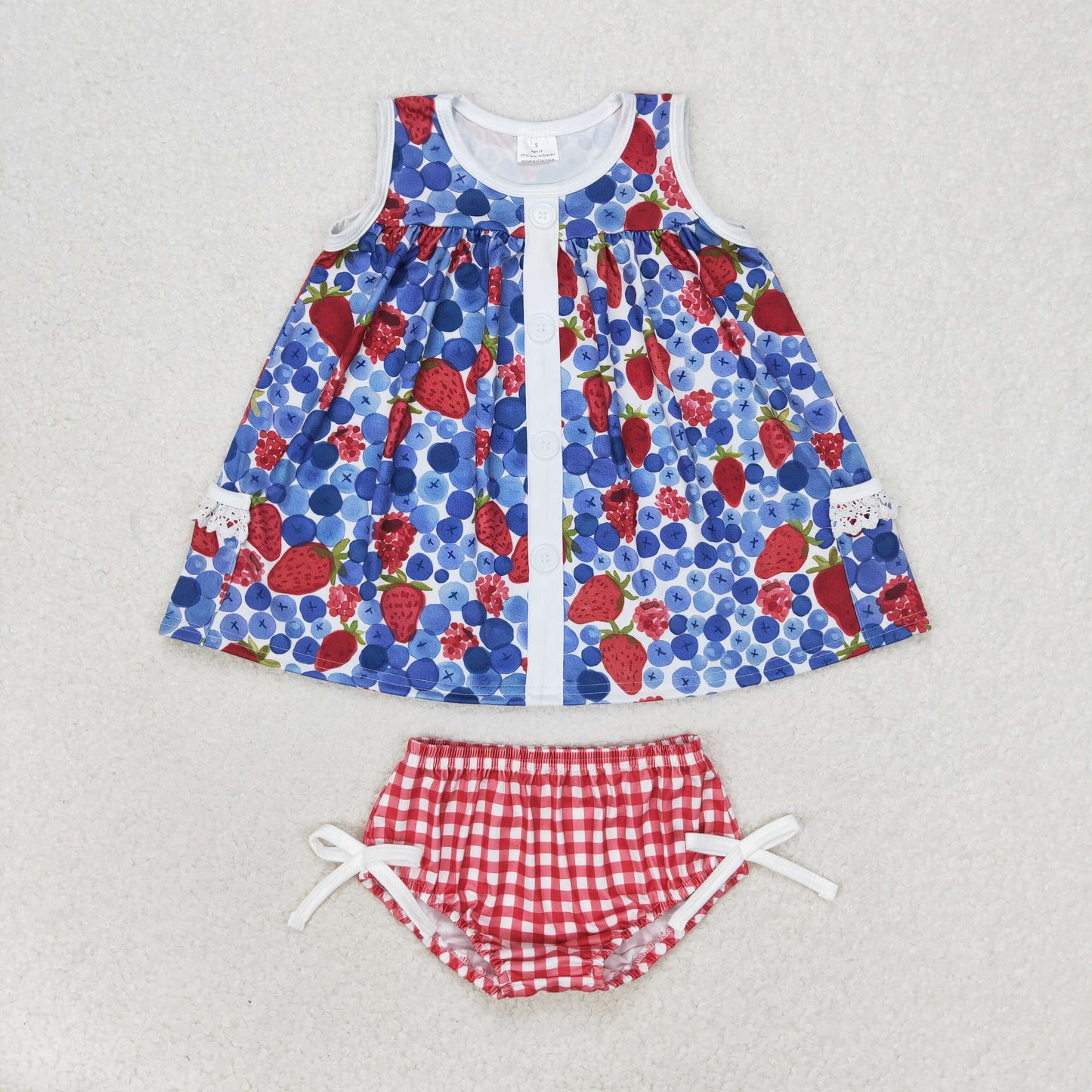 Large Berry Bliss in Liberty Bummie Set