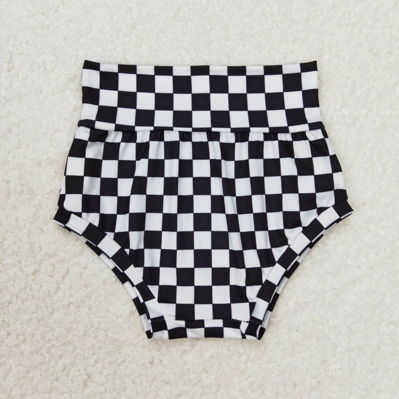 infant bloomer black checkered underwear