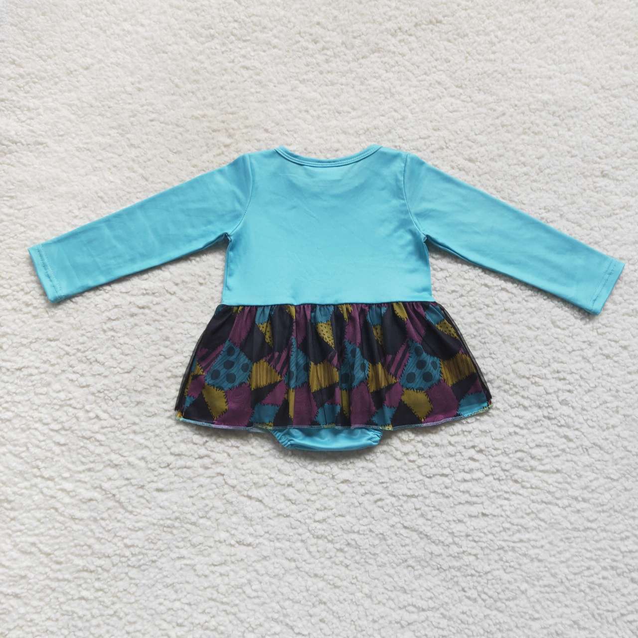 baby girl blue nightmare bloomer playwear