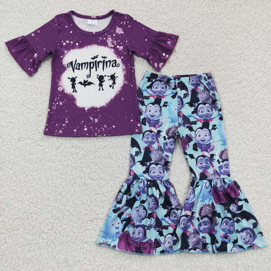 purple Vampirina girls halloween outfit