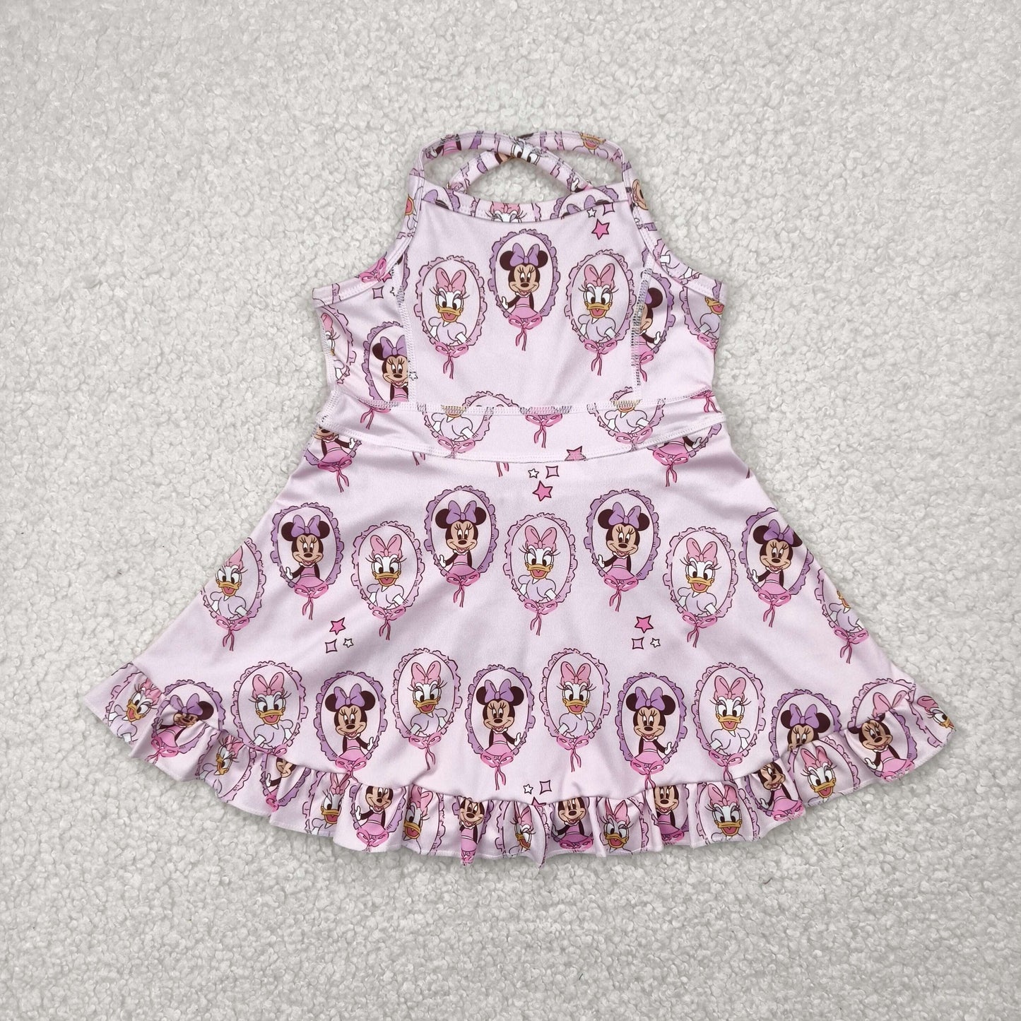 cartoon mouse duck athletic dress