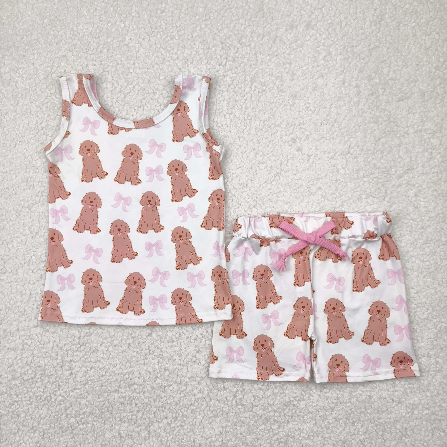 Tank Top Shorts Set Summer Clothes