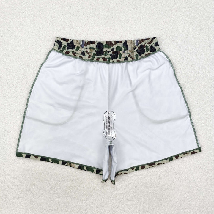 S0468 USA Warehouse Man Camo Trunk Adult Swim Shorts