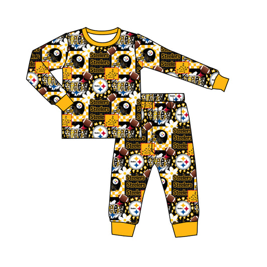 MOQ 5 TAT 6-8 weeks team two pieces pajama set