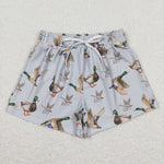 duck print boy swim suit trunks