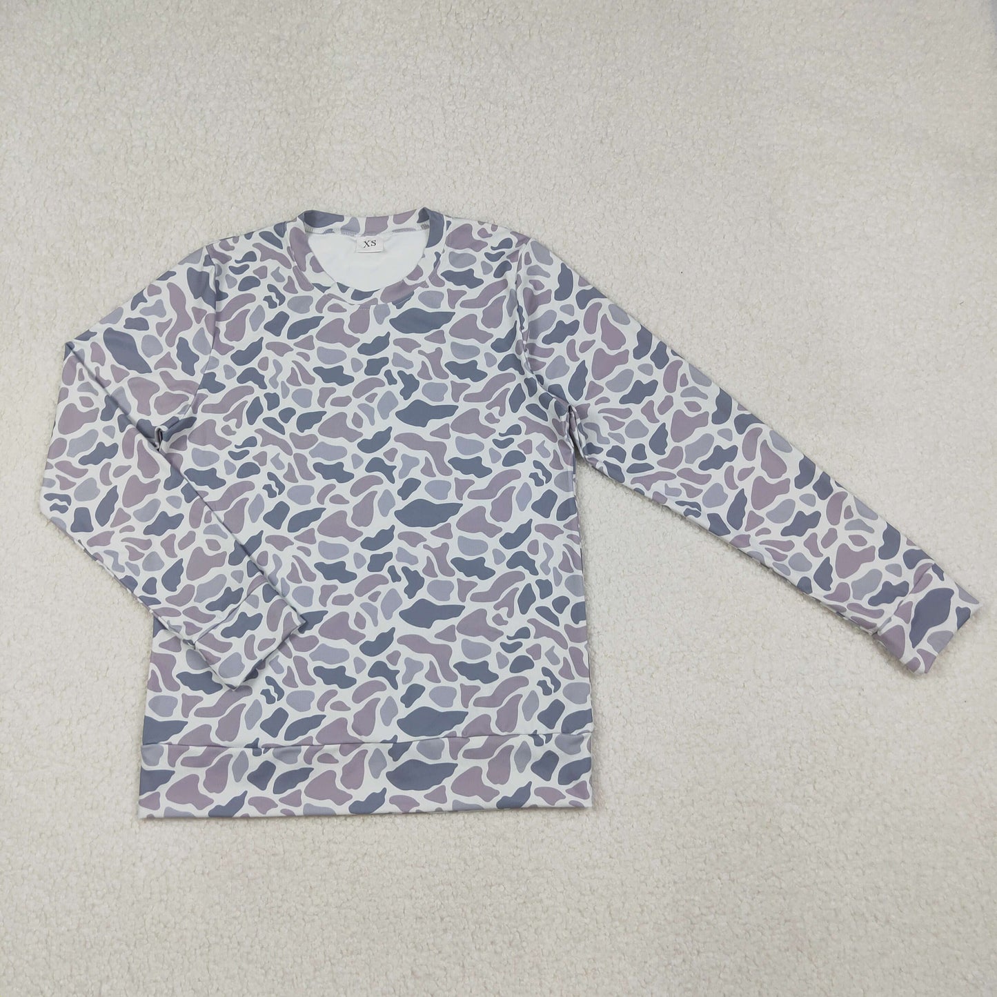 adult athletic camo pullover woman clothes