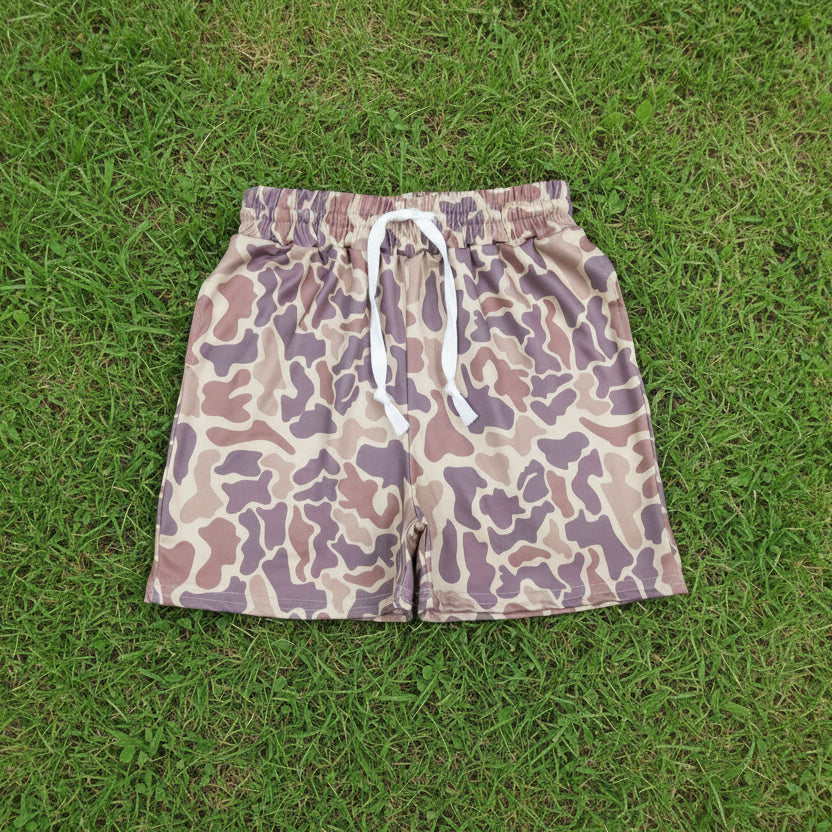 boy camo shorts with pocket kids clothing