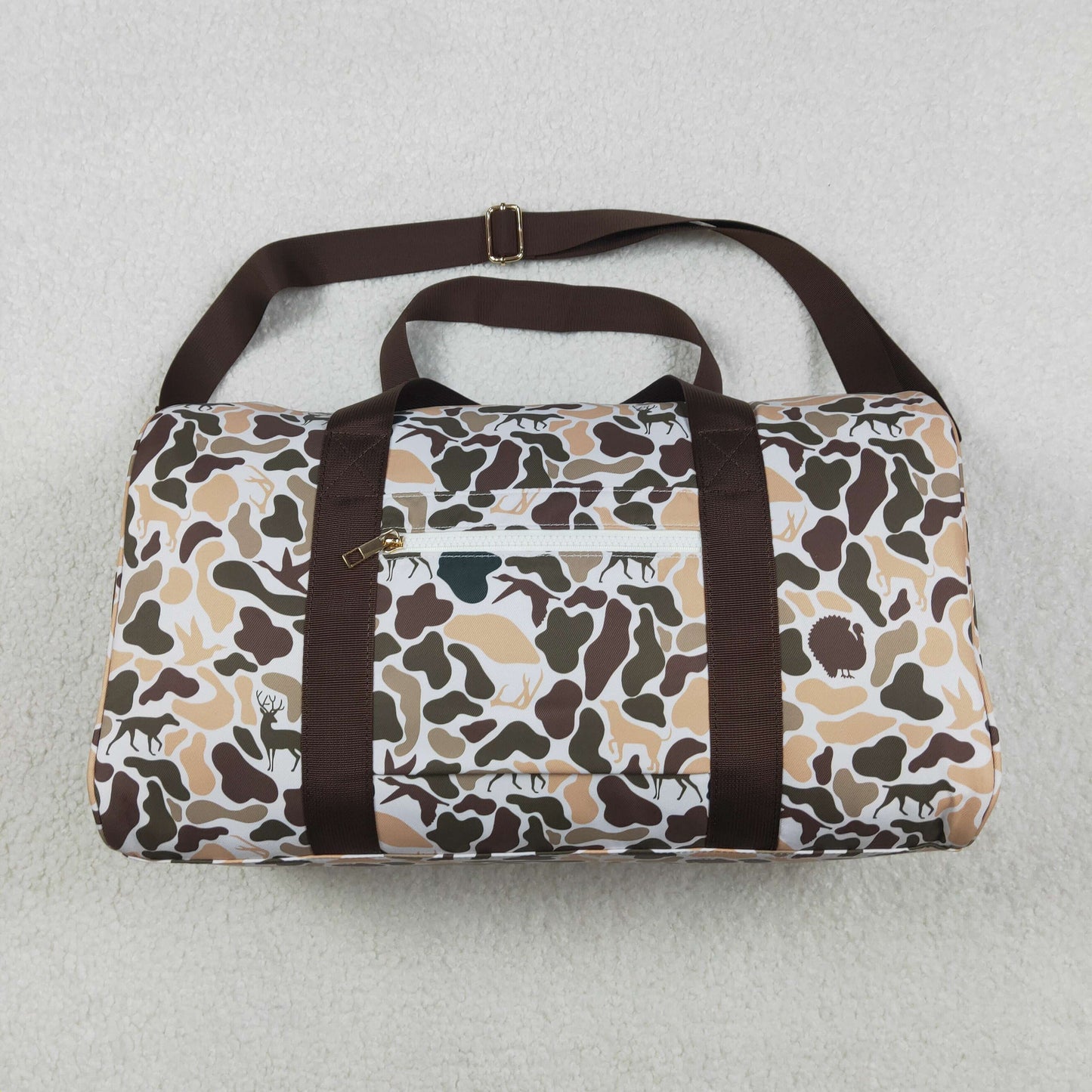 hunting camo duffel & gym bags