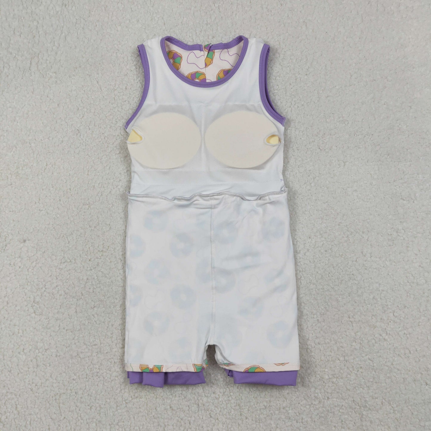 mardi gras king cake athletic pleated dress
