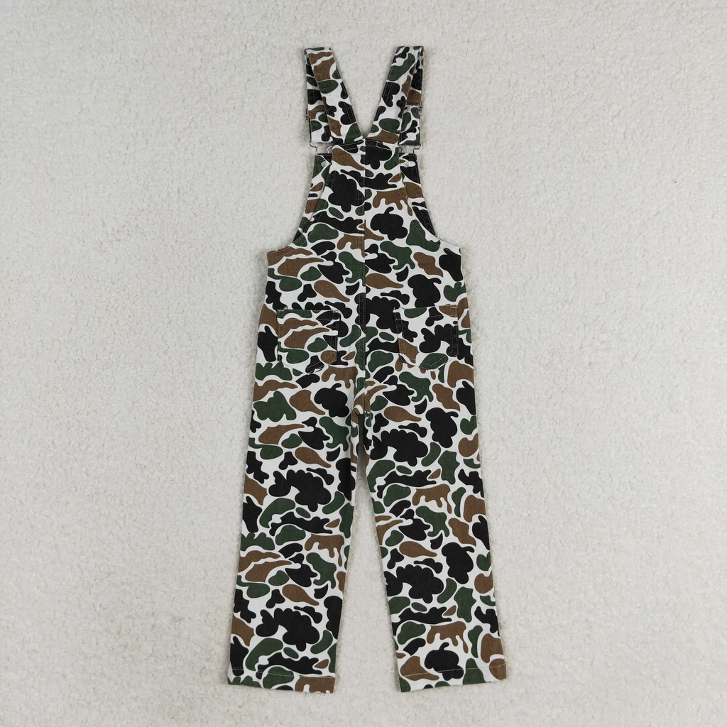 P0535 USA Warehouse Camo Denim Jumpsuit