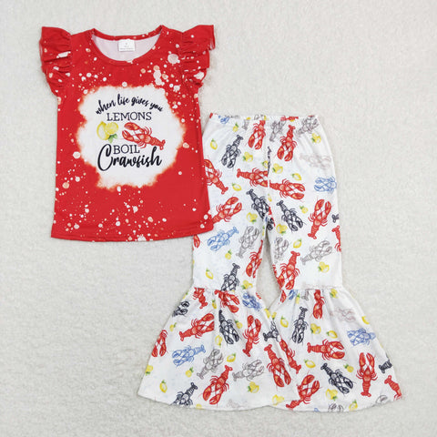 lemon crawfish boil girl's outfit