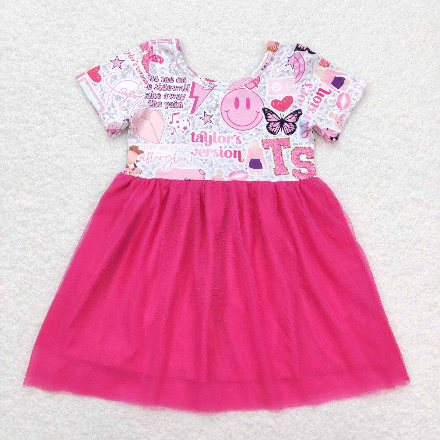 swftie hot pink tutu dress