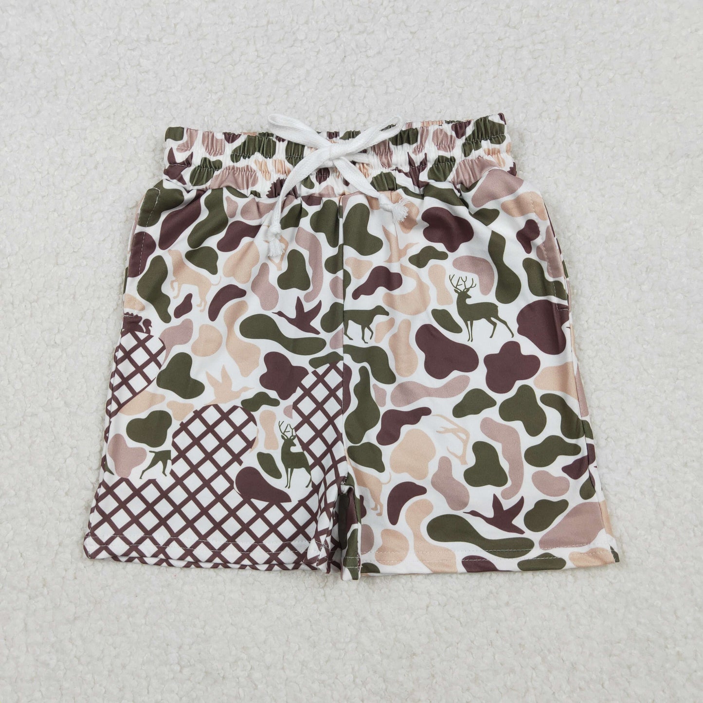 ice cream hunting camo shorts