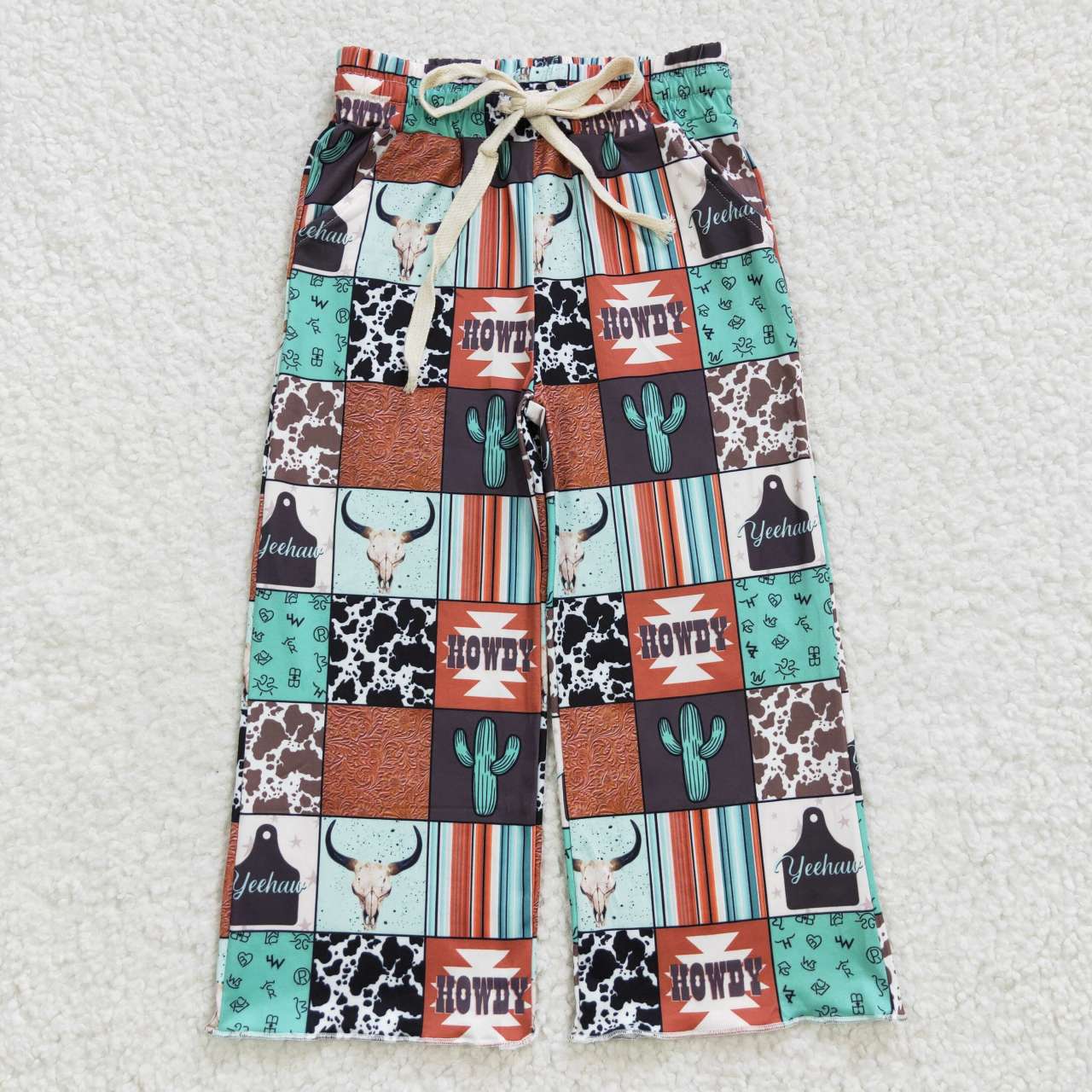 sherape cattle girl straight pocket pants