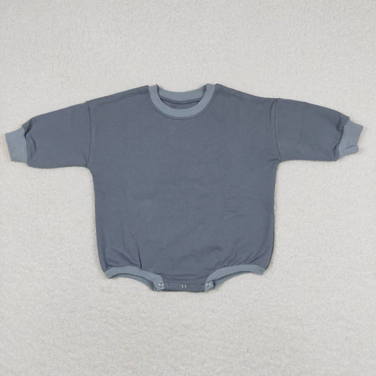long sleeve solid cotton bodysuit baby clothes