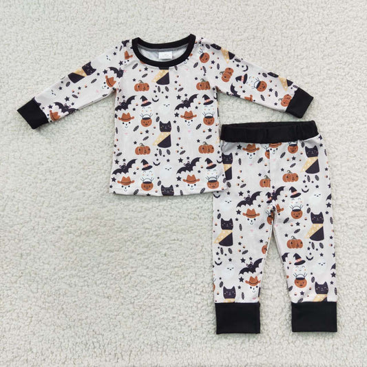 2 piece bat boy halloween pajama