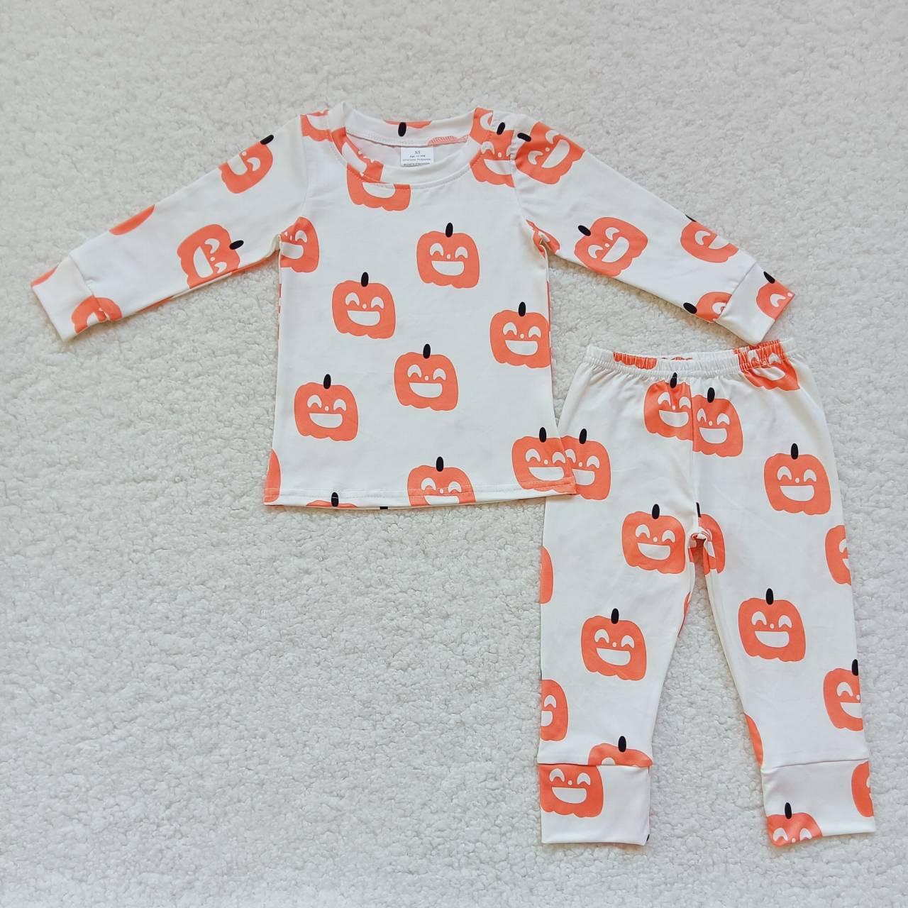 Cute pumpkin kids pajama set