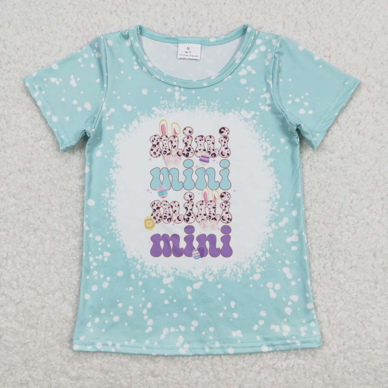 Mommy and me mini rabbit girl easter top