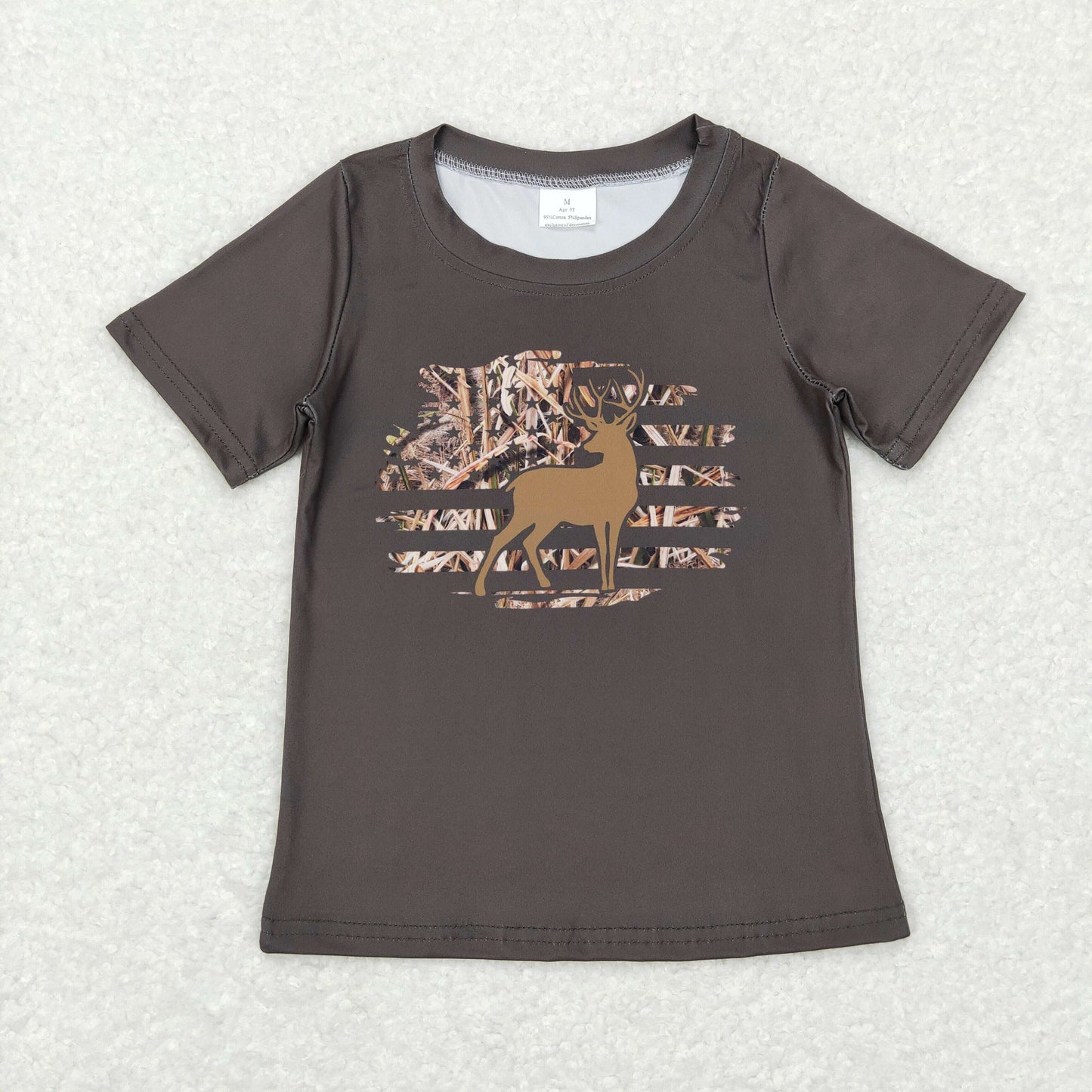 deer hunting boys t-shirt