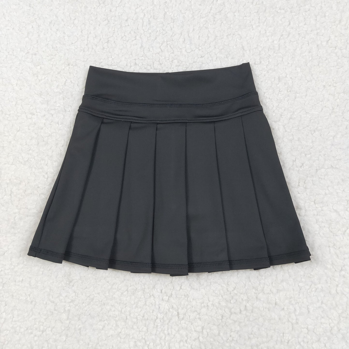 Girl Pleated Cheer Skirts Cheerleader Skirt Black