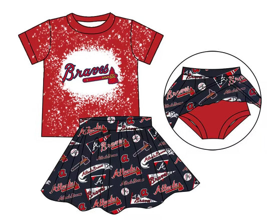 custom order sports team skort shorts set