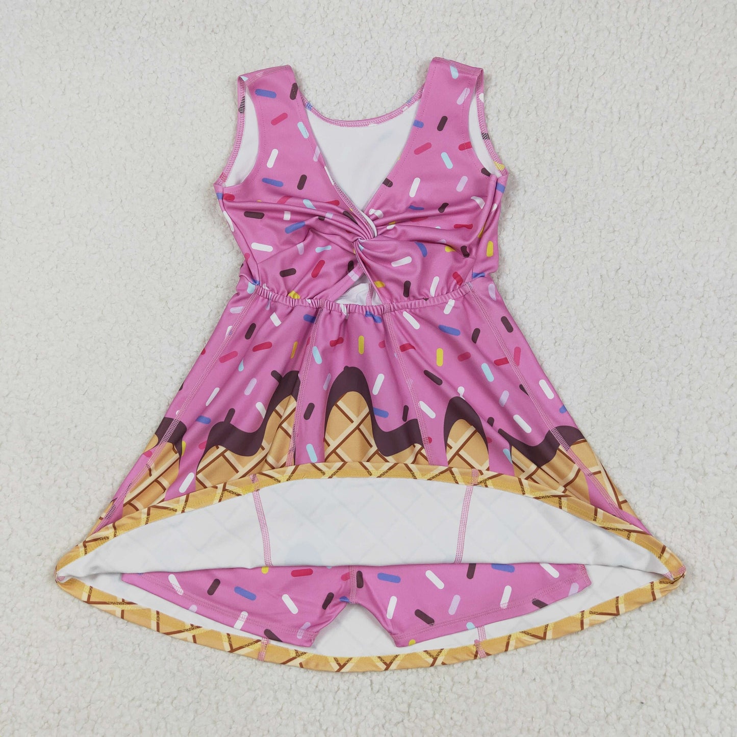 ice cream sprinkle athletic skort dress