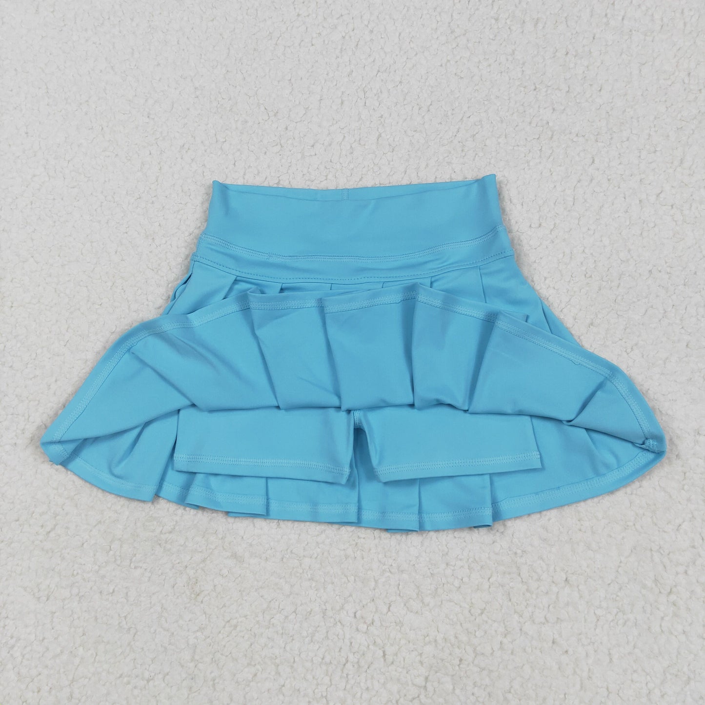 Girl Pleated Cheer Skirts Cheerleader Skirt Blue