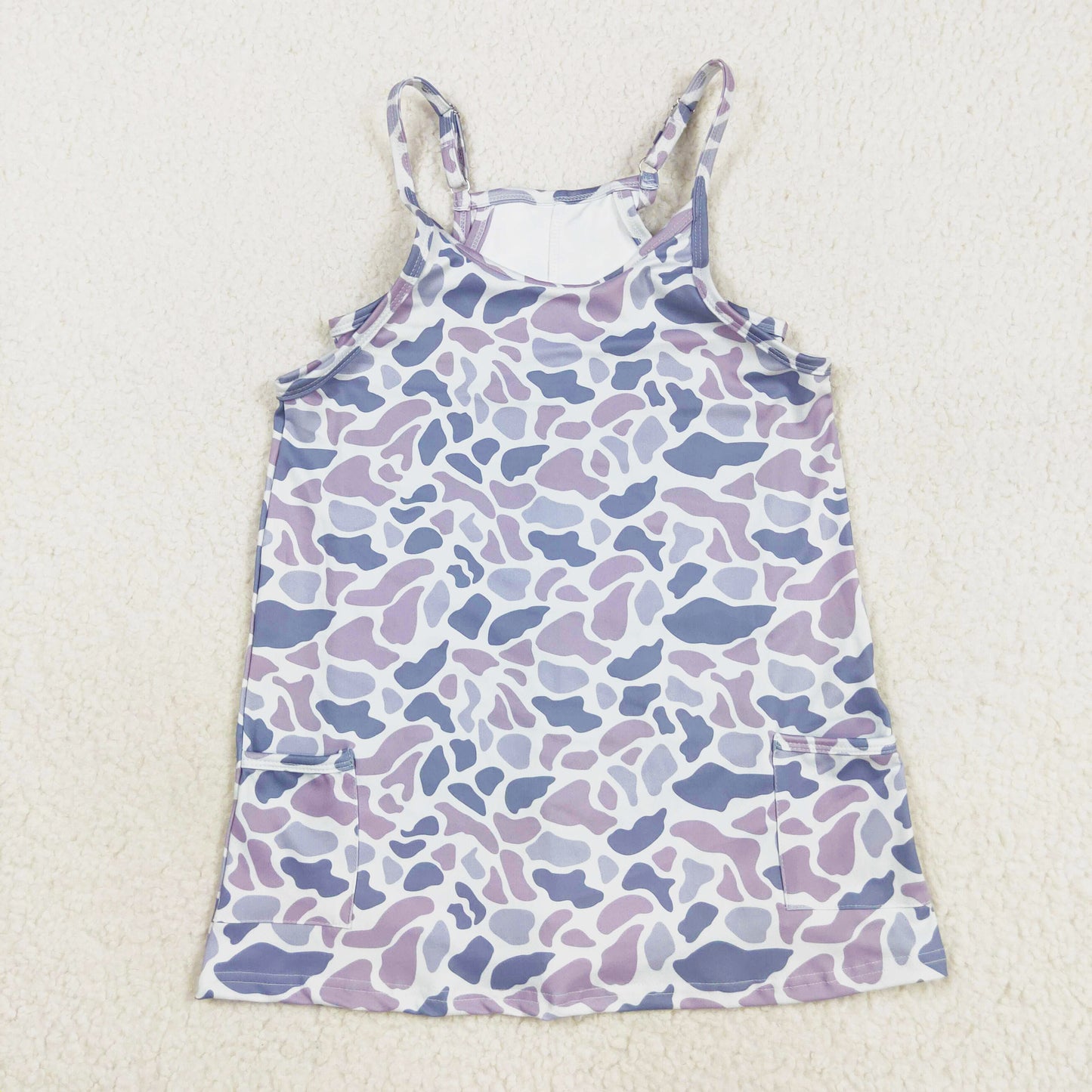 grey camo athletic dress