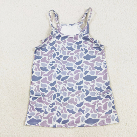 grey camo athletic dress