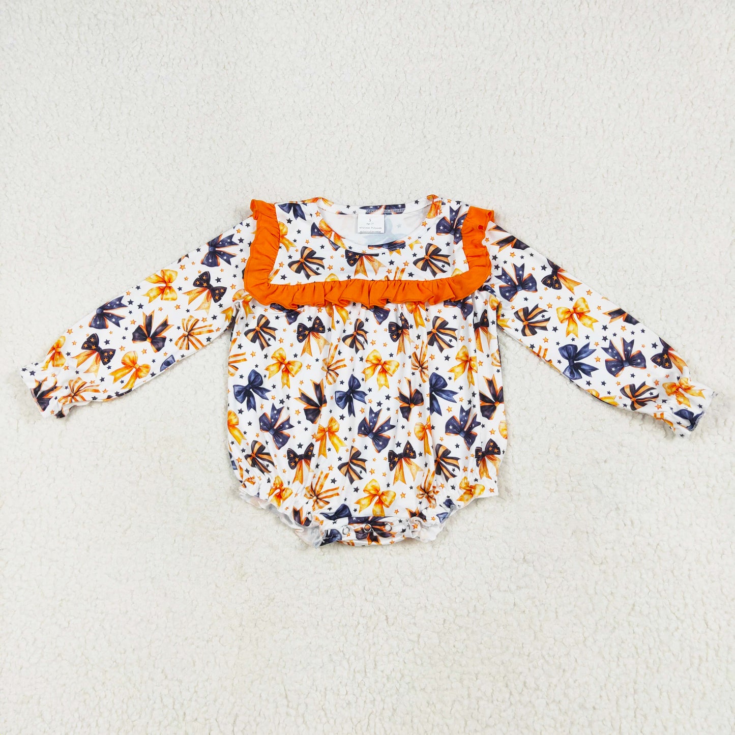 baby girl Halloween bow coquette bubble