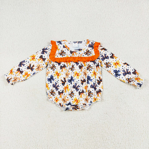 baby girl Halloween bow coquette bubble