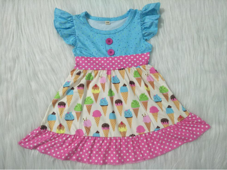 girl summer ice-cream dress