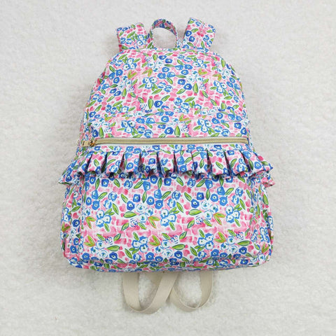 floral kids backpack school bag
