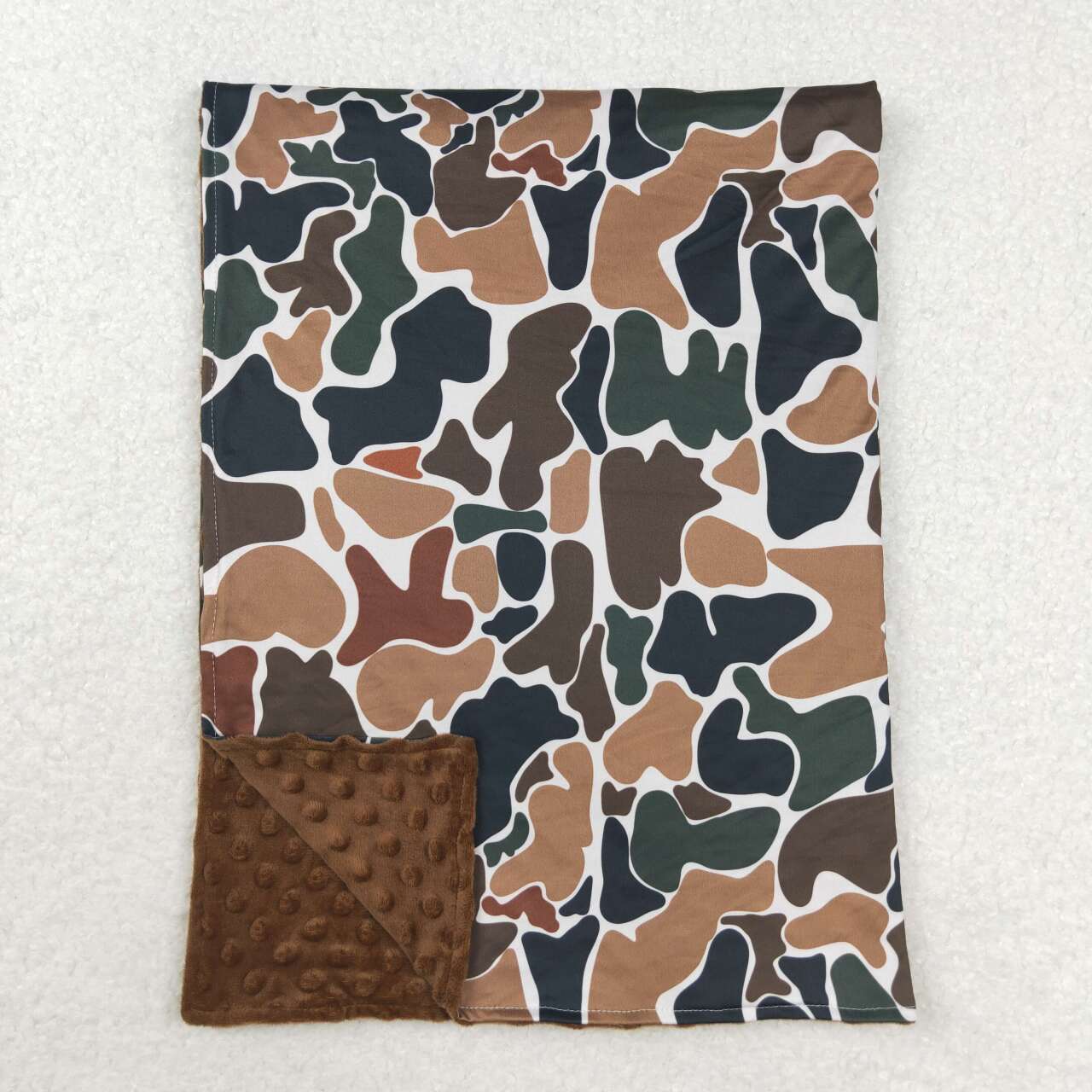 soft camo blanket