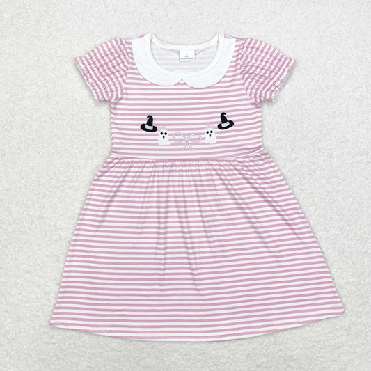 pink stripe boo dress