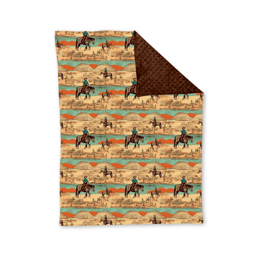 pre order rodeo print blanket