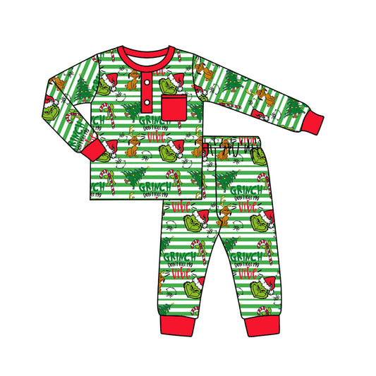 pre order Grinchmas kids boy pajama set